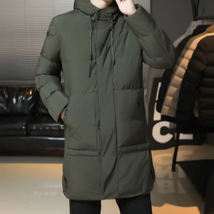 Men's Tailored Elegant Long Winter Jacket