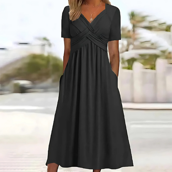 Leila - Elegant Dress with Tummy Coverage