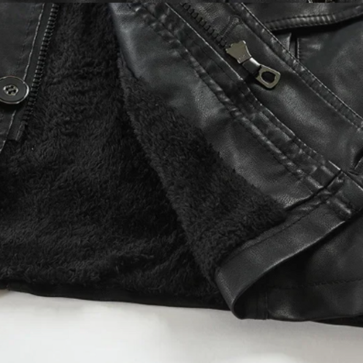 Men's Tailored Elegant Long Biker Jacket