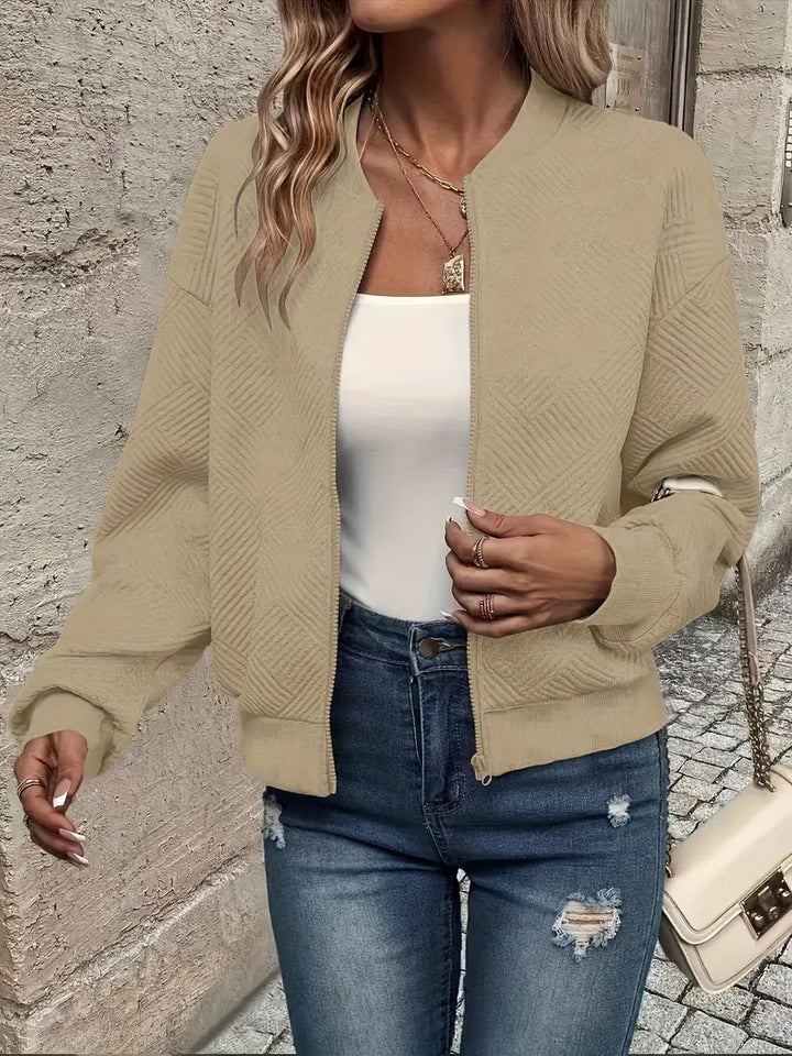 Isla | Women's Relaxed Lightweight Zip-Up Jacket with Zipper