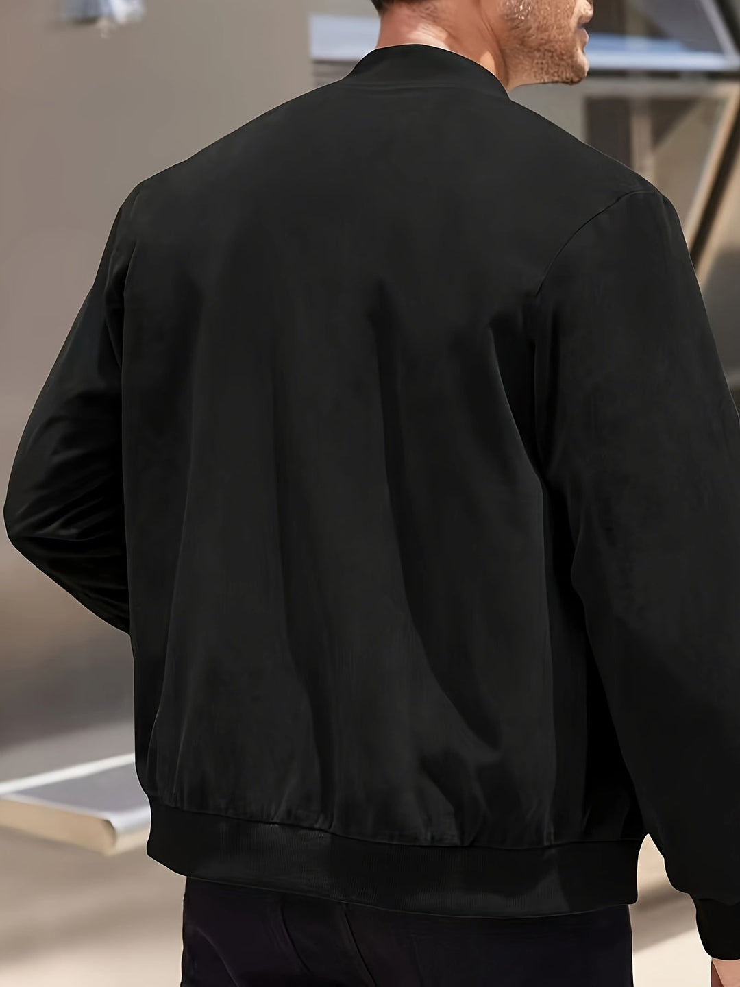 Dex | Crew Neck Classic Zipper Jacket