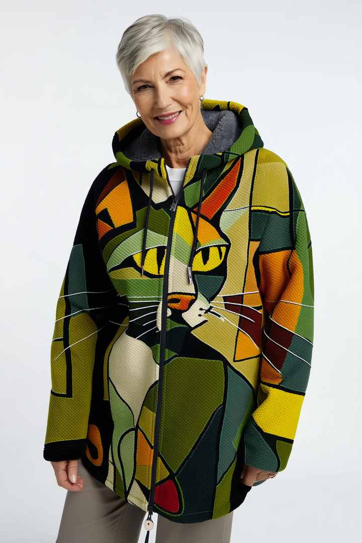 Elowen | Women's Oversized Cardigan with Artistic Inspiration