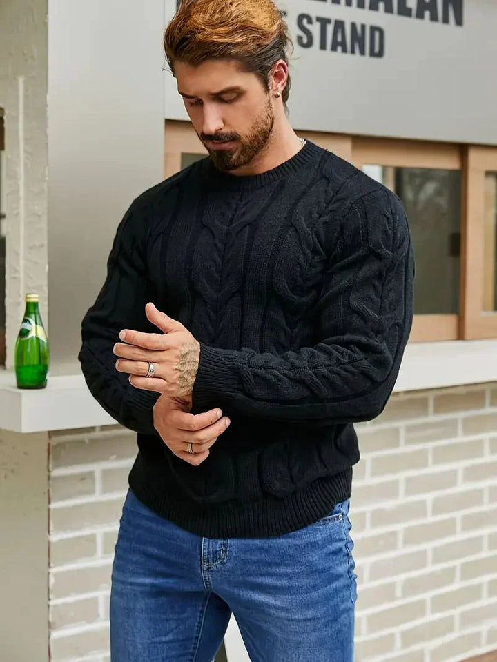 Brit & Boho™️ | Graphica Geo Knit Sweater