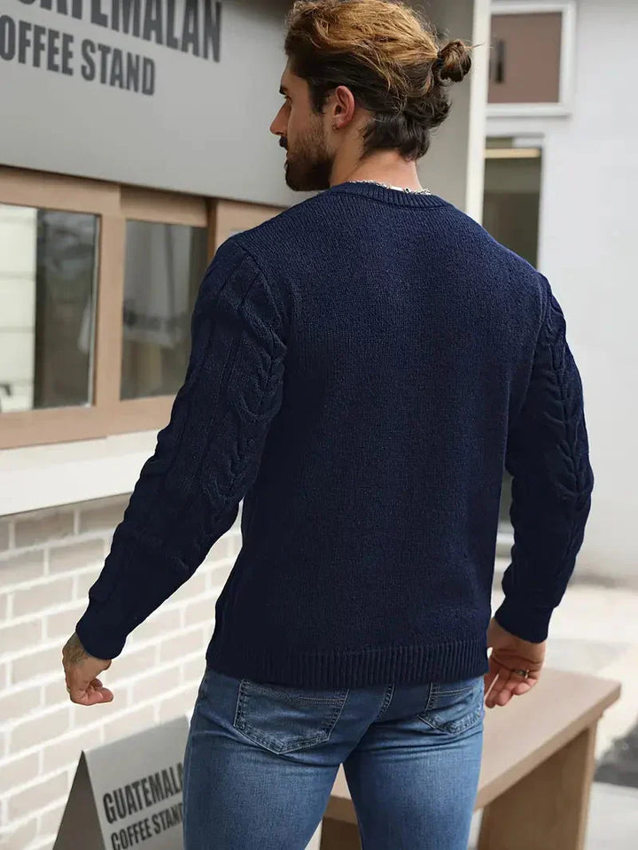 Brit & Boho™️ | Graphica Geo Knit Sweater