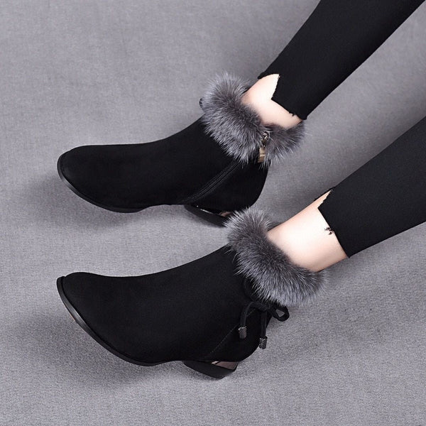 Stacey™ - Soft Leather Ankle Boots