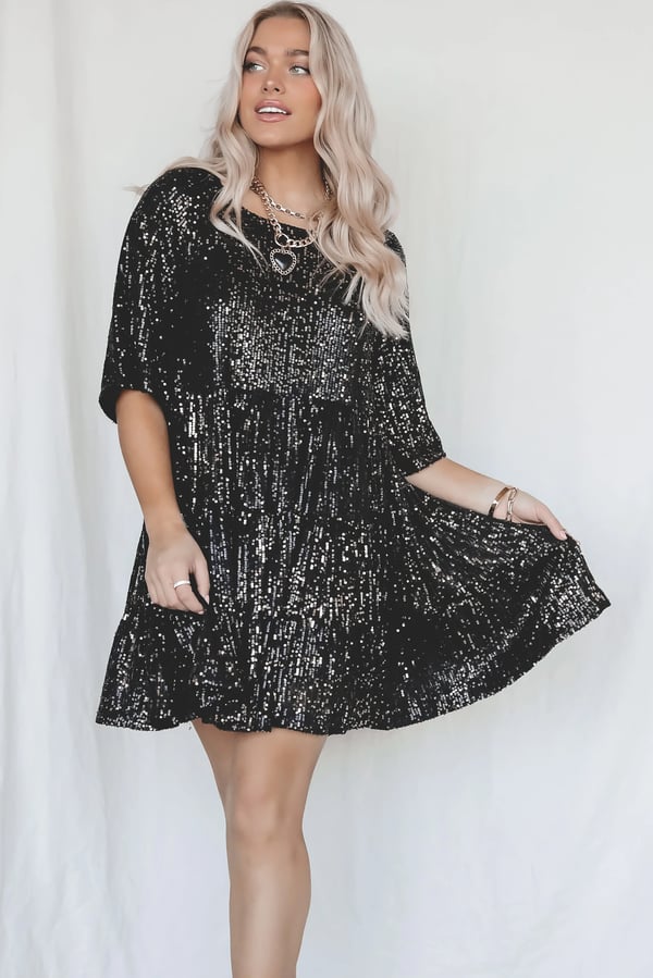 Coco | Women's Sparkly Mini Dress with Sequins