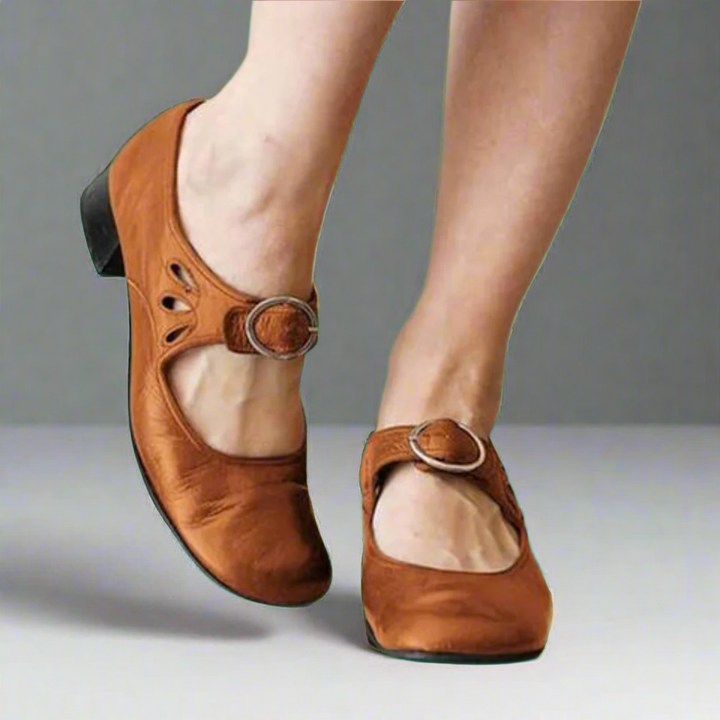 Denise™ - Comfortable Wedge Sole Orthopedic Leather Sandals