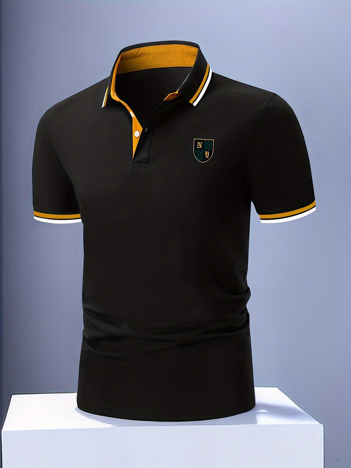Elliot | Men's Short Sleeve Casual Polo Shirt