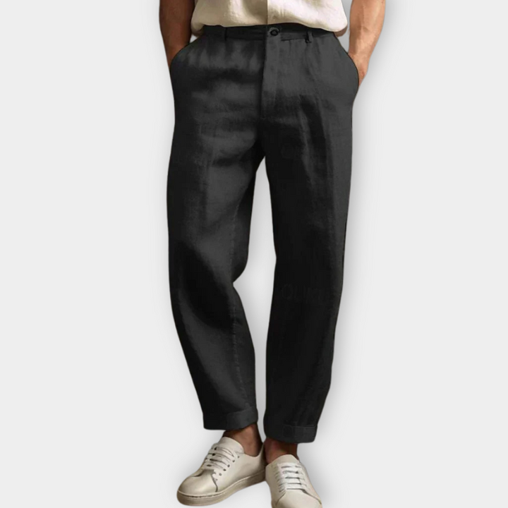 Han | Casual Pants with Buttons