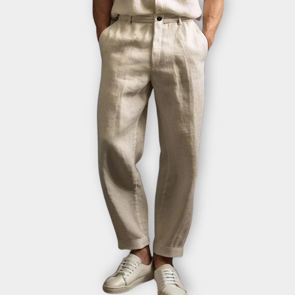 Han | Casual Pants with Buttons