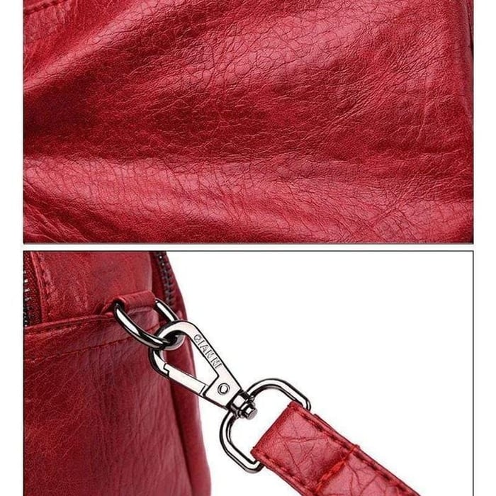 Finbjørg | Small and Versatile Bag in Golden Cognac Shade with Pockets