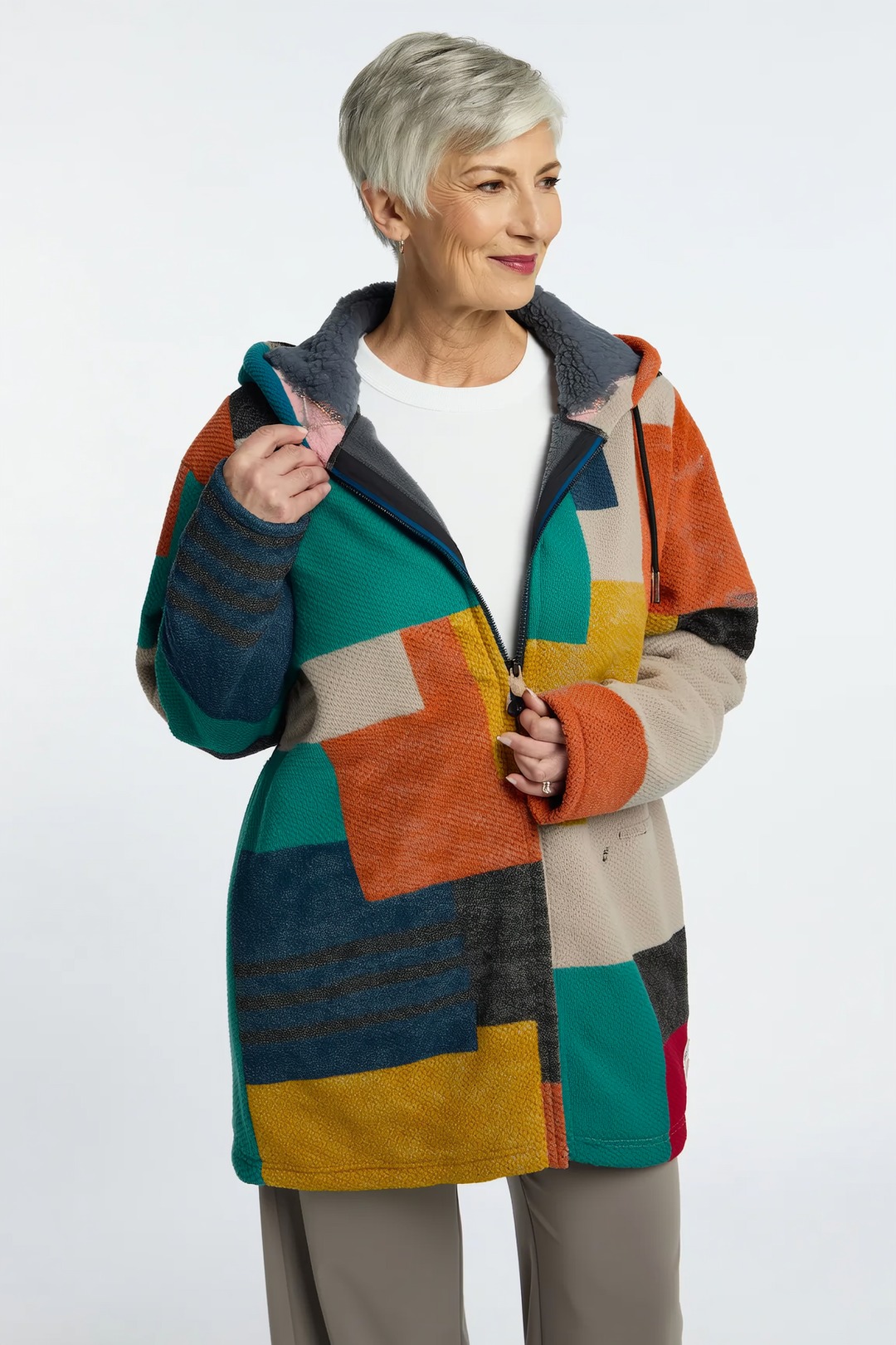 Marcelline | Women's Oversized Cardigan with Artistic Inspiration