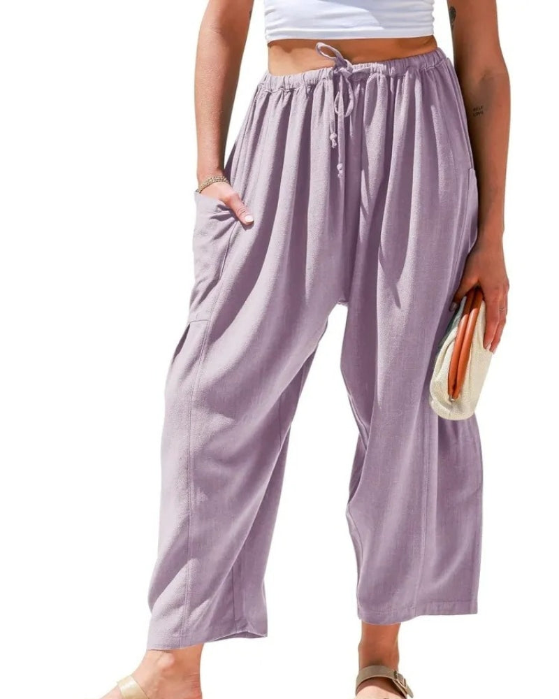 Sabrina™ - Wide Leg Linen Pants