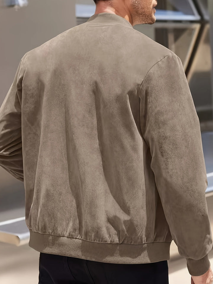 Dex | Crew Neck Classic Zipper Jacket