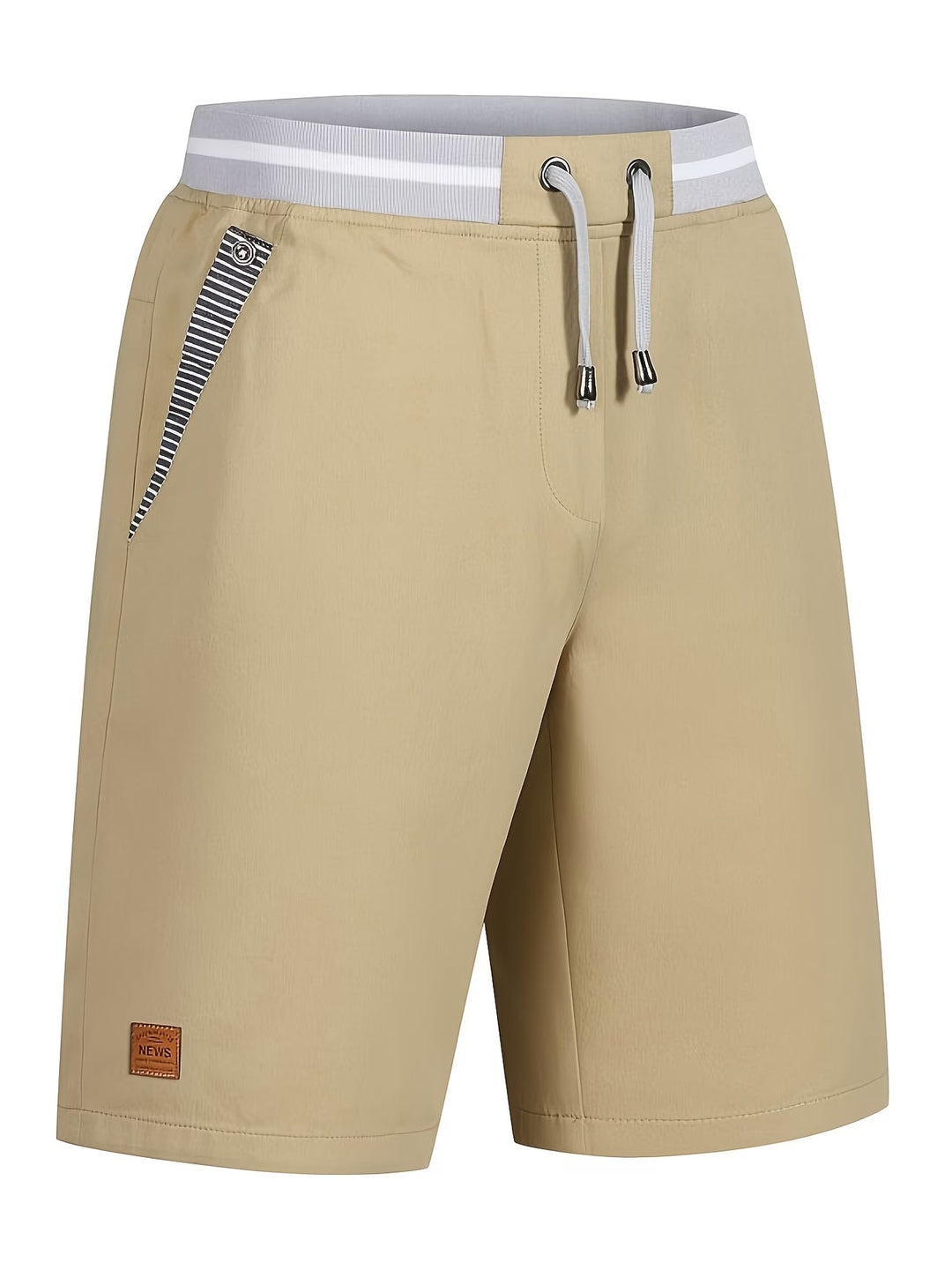 Eden | Knee-Length Shorts with Drawstring and Pockets