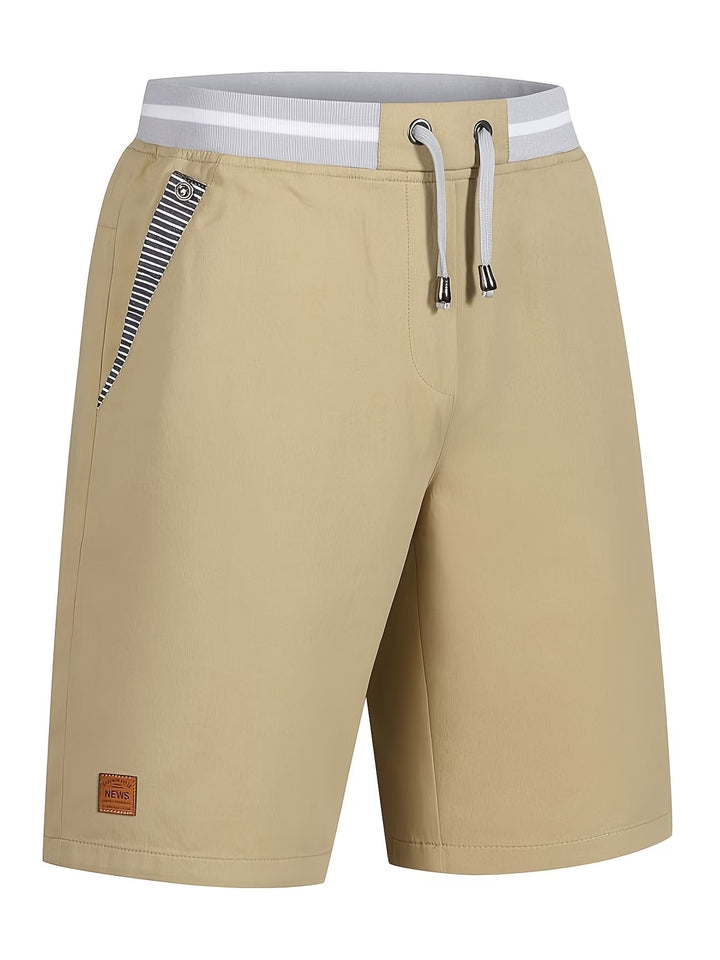 Eden | Knee-Length Shorts with Drawstring and Pockets