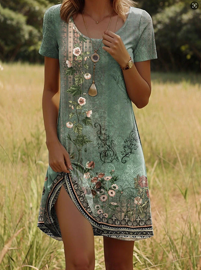 Mabel | Women's Ethnic Printed Summer Dress