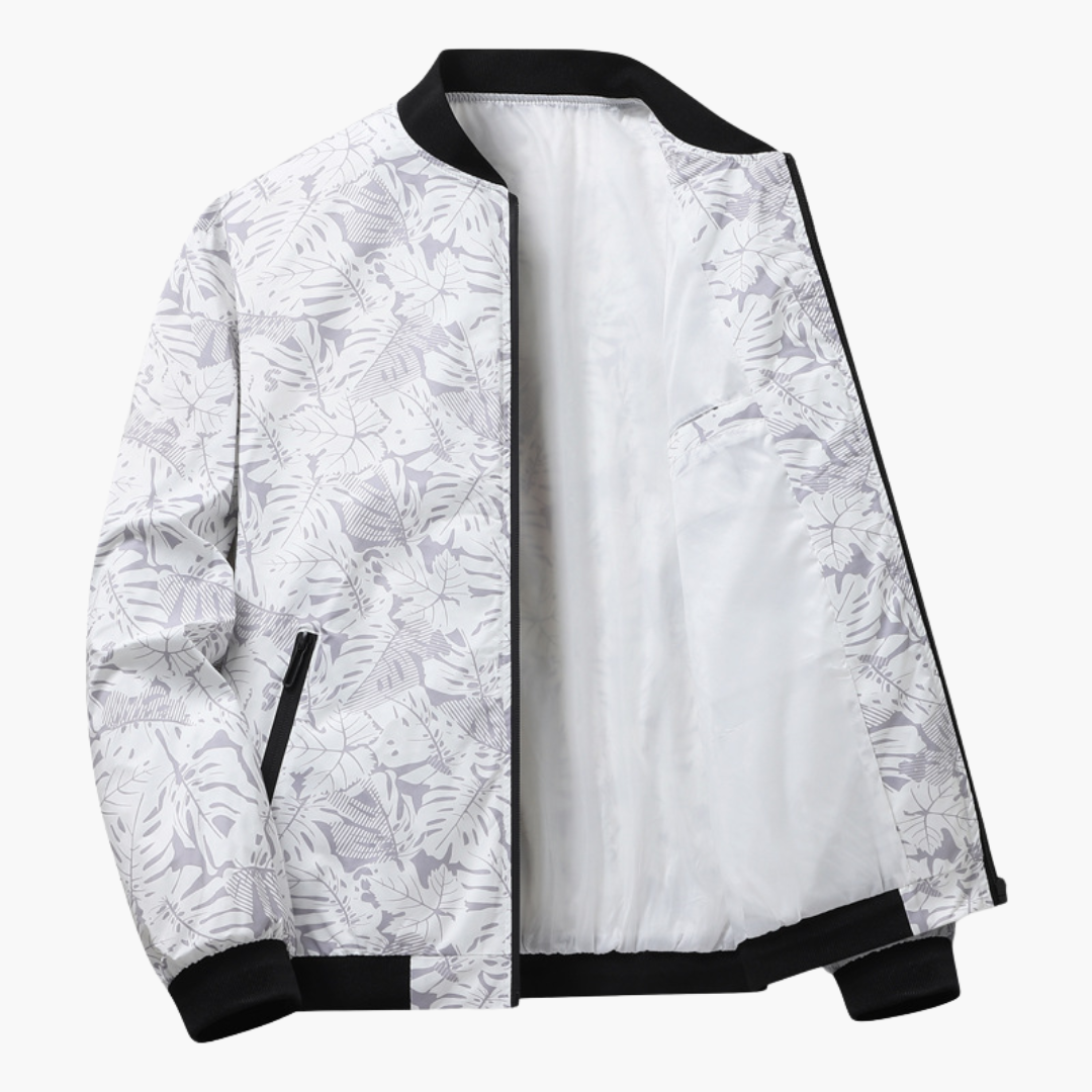 Tailored Elegant Men's Bomber Jacket