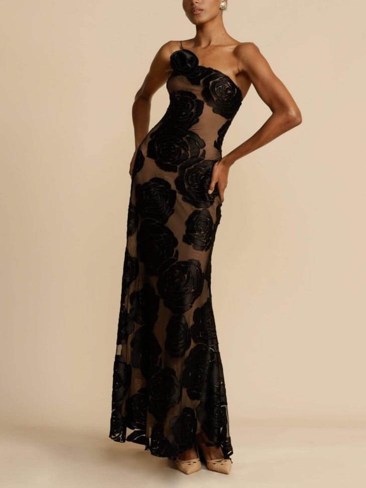 Luna | Women's Relaxed Flower Maxi Dress
