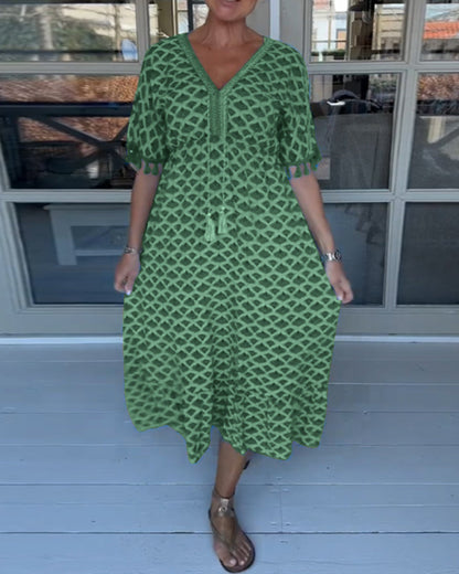 Tina™ - Printed Casual Dress