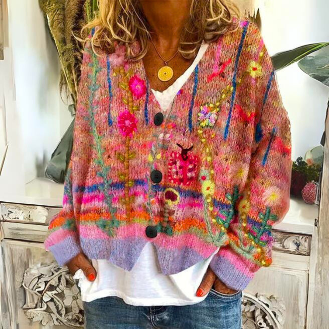 Carolin - Soft and Colorful Knit Sweater