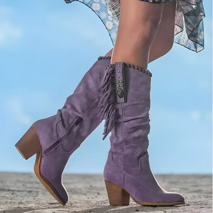 Imogen | Women's Orthopedic Boots with Fringe