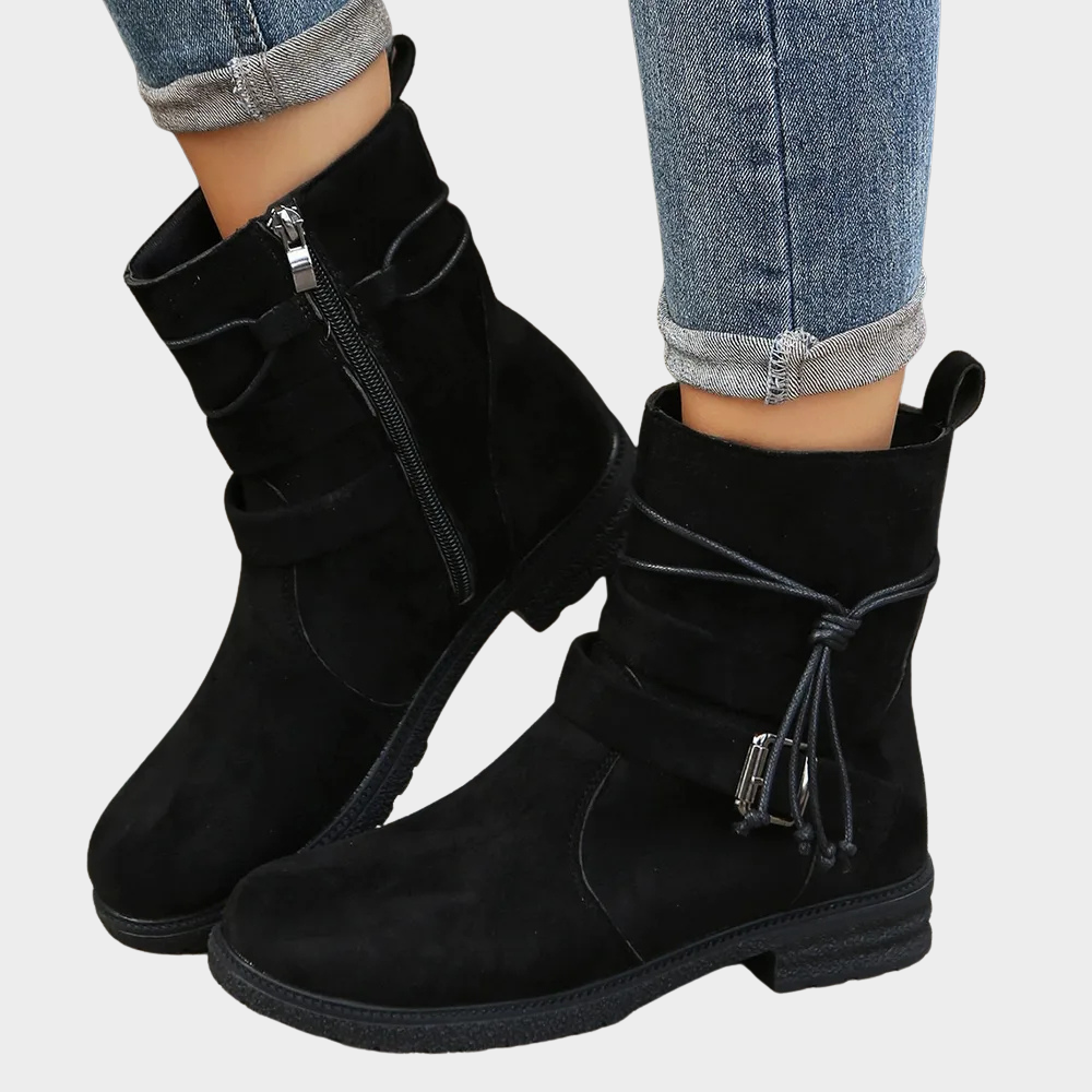 Delaney | Women's Low Heel Ankle Boots