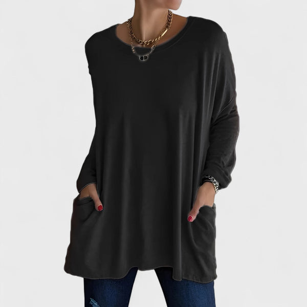 Moira – Relaxed Long Sleeve Top