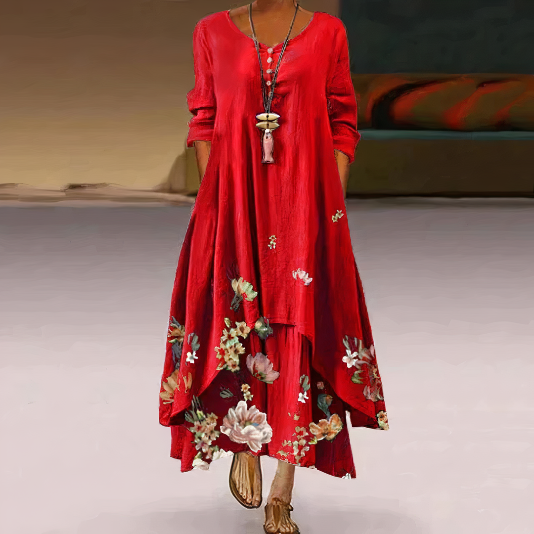 Félicie - Elegant Dress Featuring Refined Details and a Flattering Fit