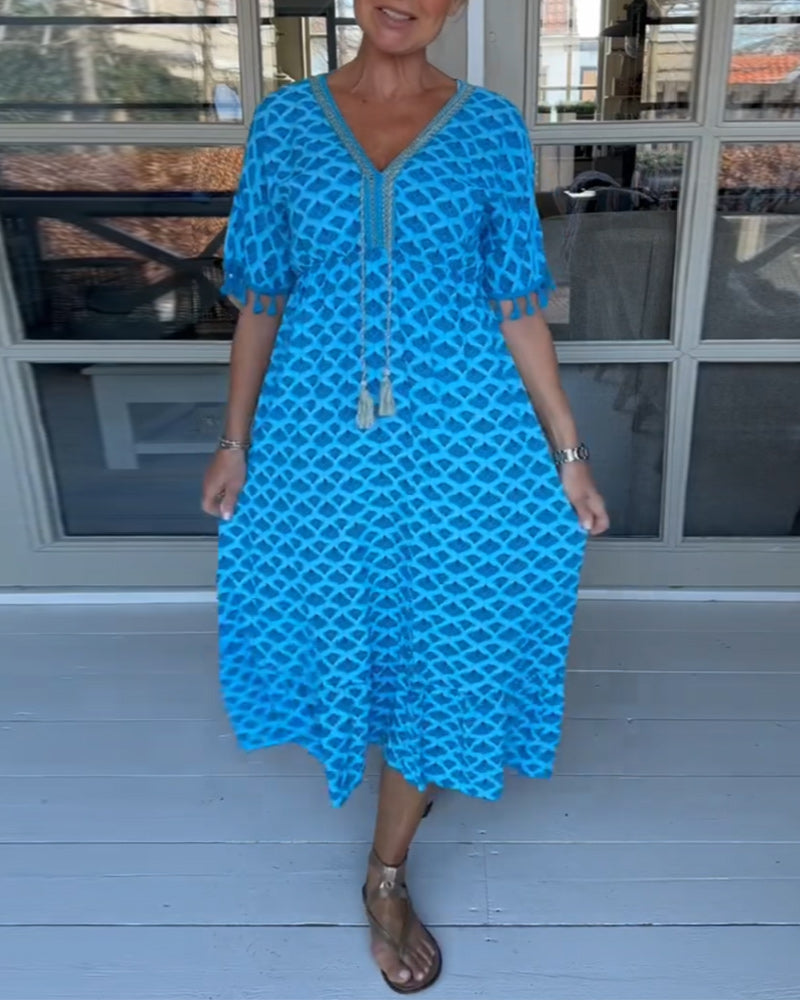 Tina™ - Printed Casual Dress