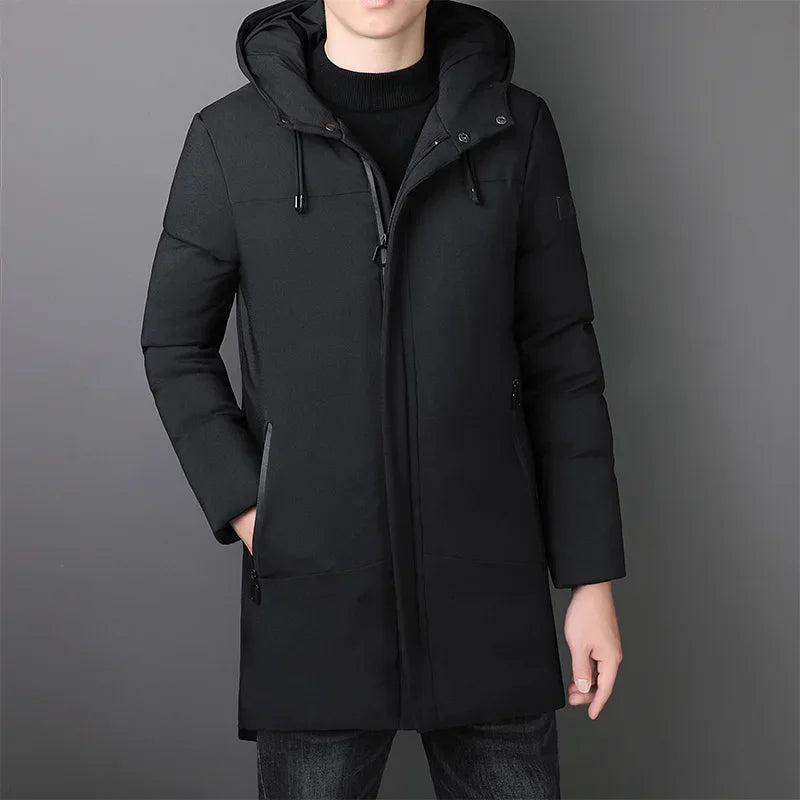 Tailored Elegant Long Men's Jacket