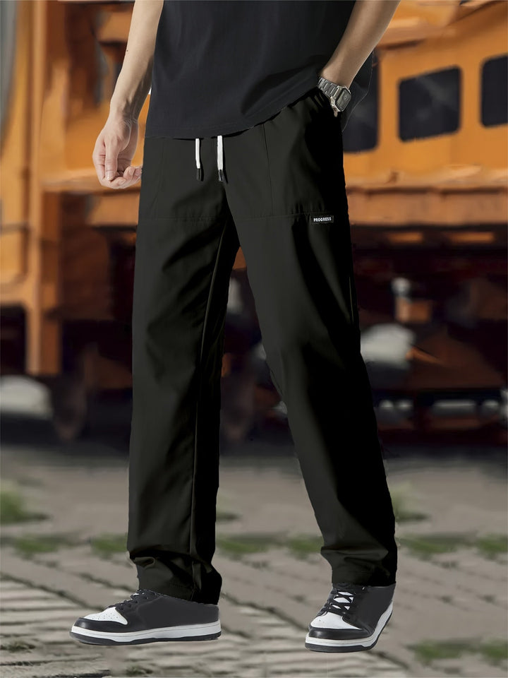 Gideon | Men's Straight Leg Joggers with Drawstring