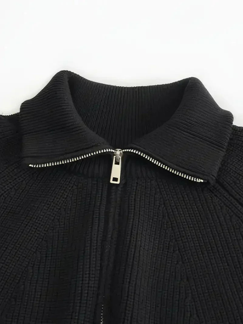 Brit & Boho™️ | Ethan Classic Knit Zipper