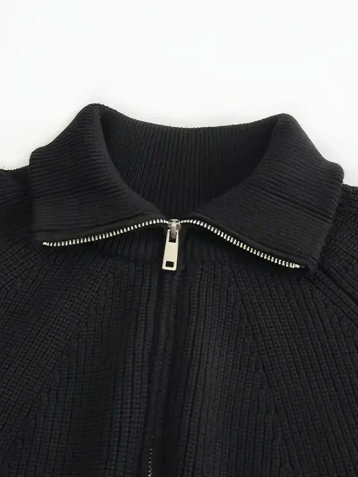 Brit & Boho™️ | Ethan Classic Knit Zipper