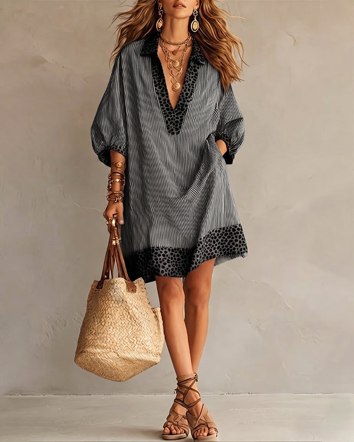 Zélie | Women's Mini Dress with Puff Sleeves
