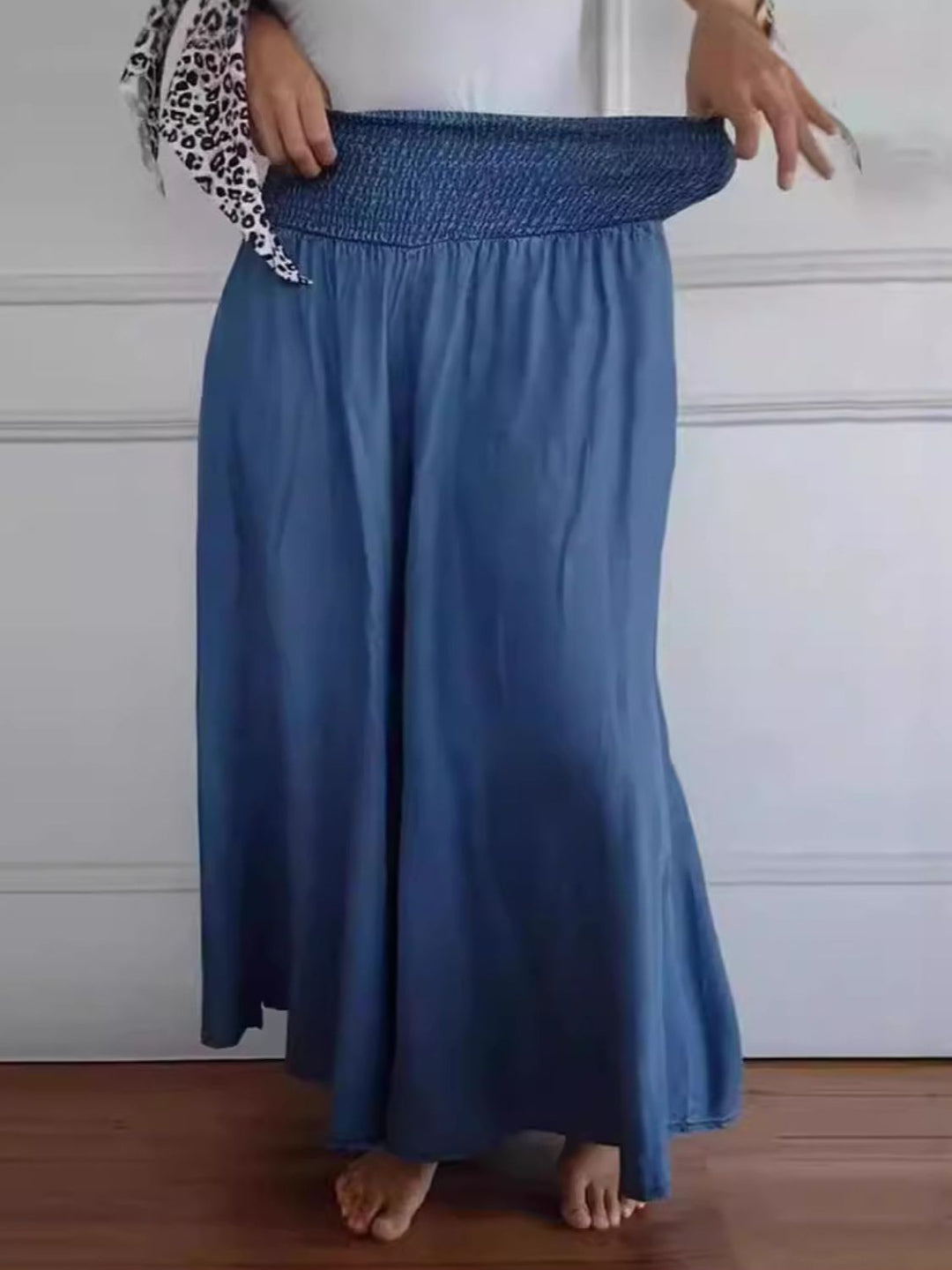 Marlene | Floral Loose-fitting Pants for summer with Pockets