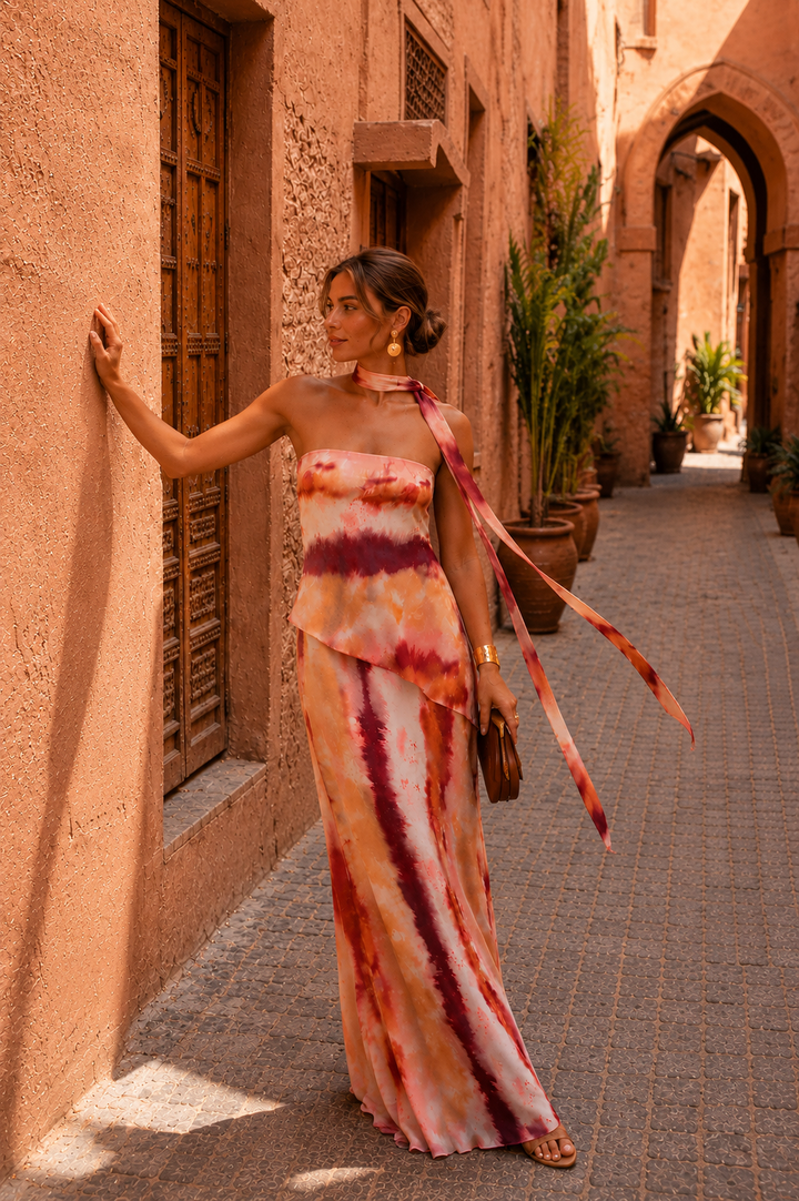 Women's Strapless Maxi Dress