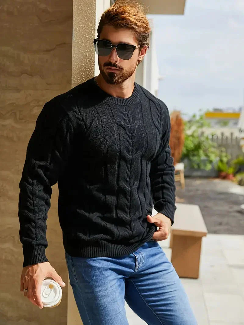 Brit & Boho™️ | Graphica Geo Knit Sweater