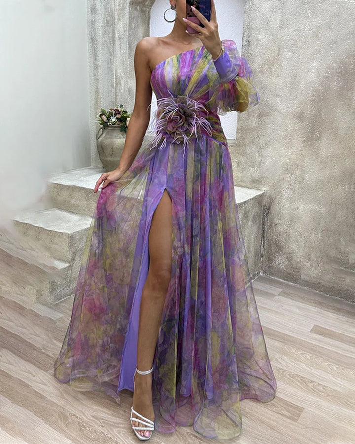 Amelia | Elegant Split Dress
