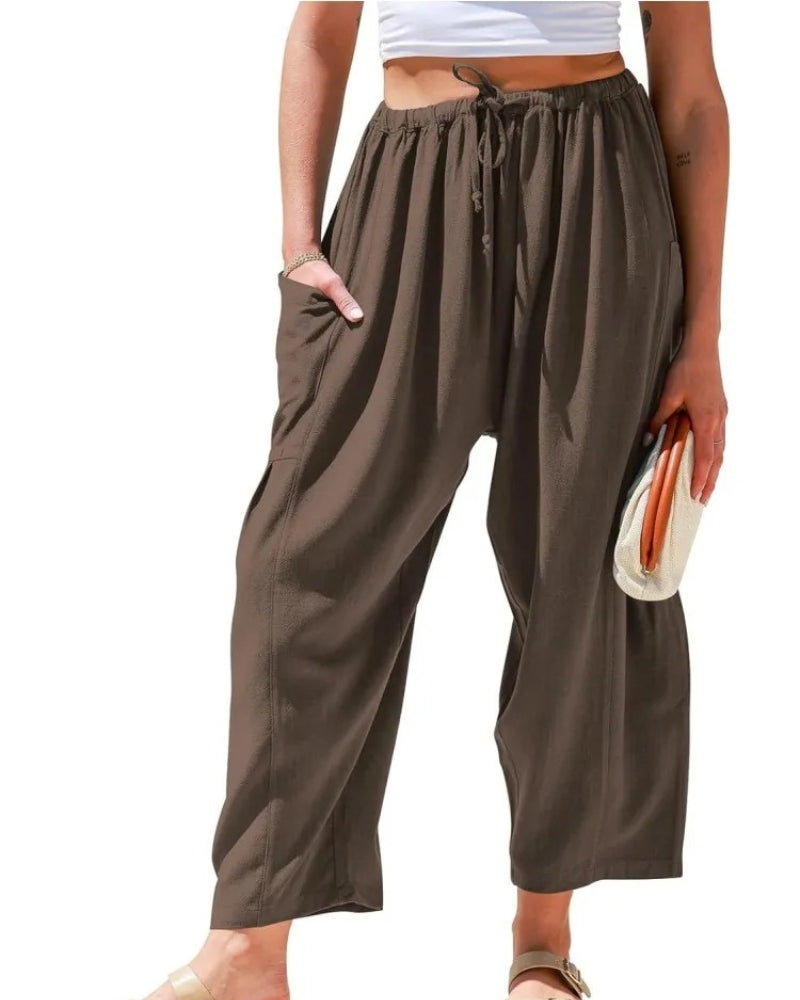 Sabrina™ - Wide Leg Linen Pants
