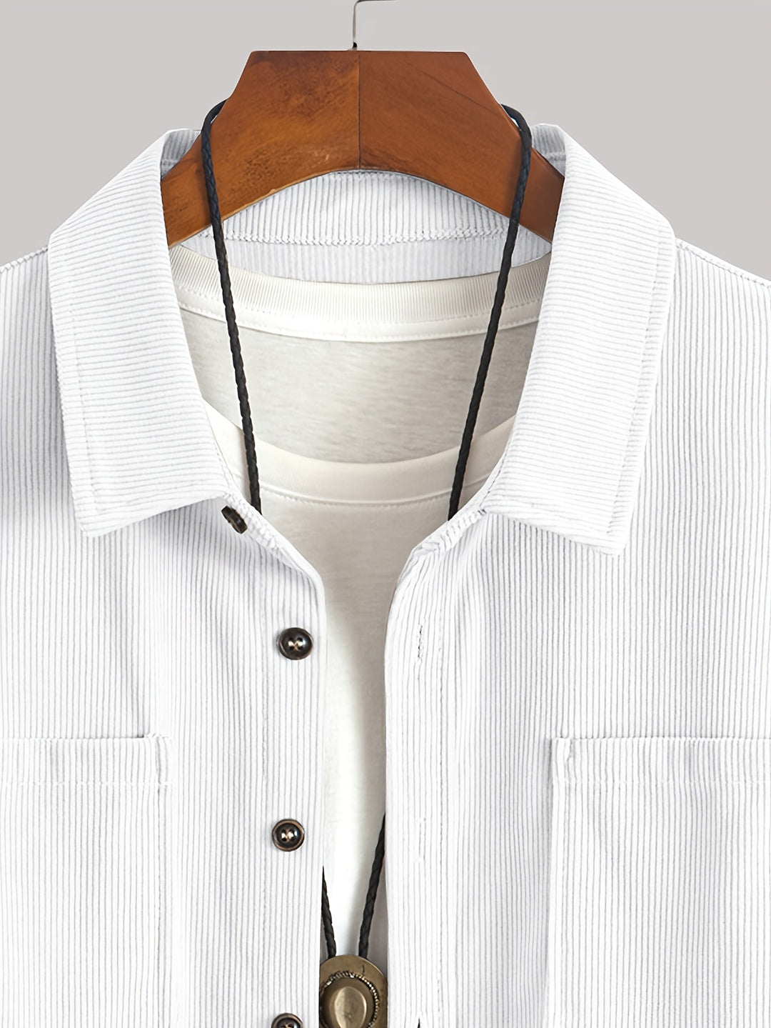 Bryce | Men's Long Sleeve Overshirt with Pockets and Buttons