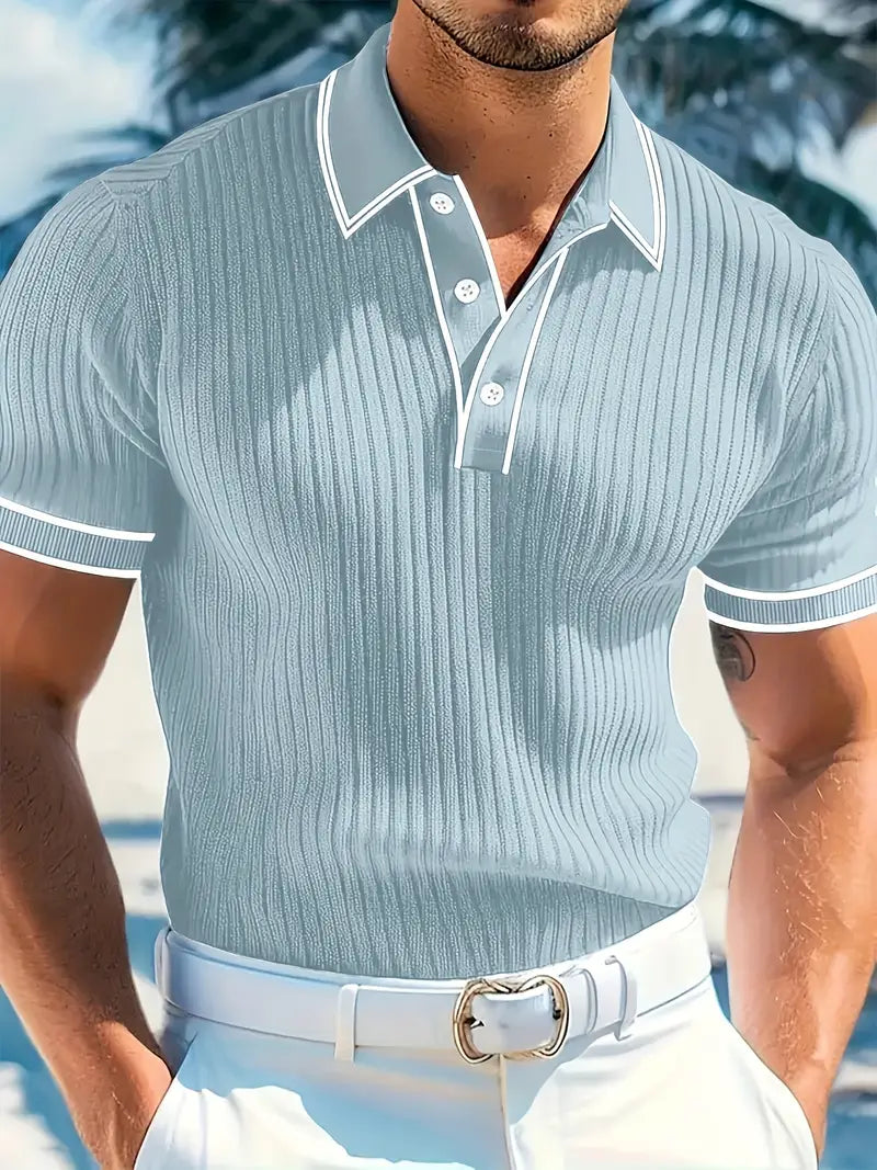 Emilio | Men's Tailored Custom Polo with Buttons