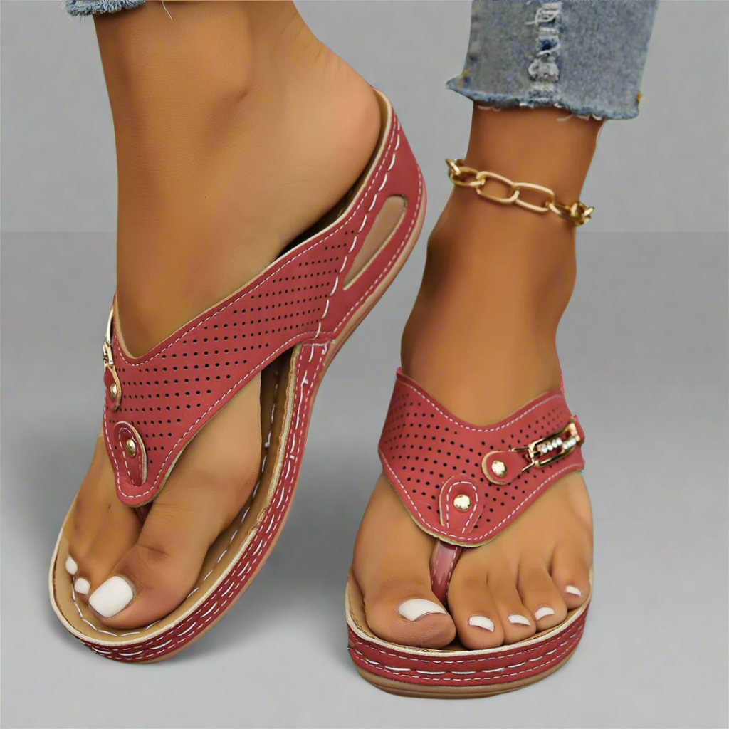 Mira | Women's Retro Sandals with Arch Support, Comfortable and Stylish