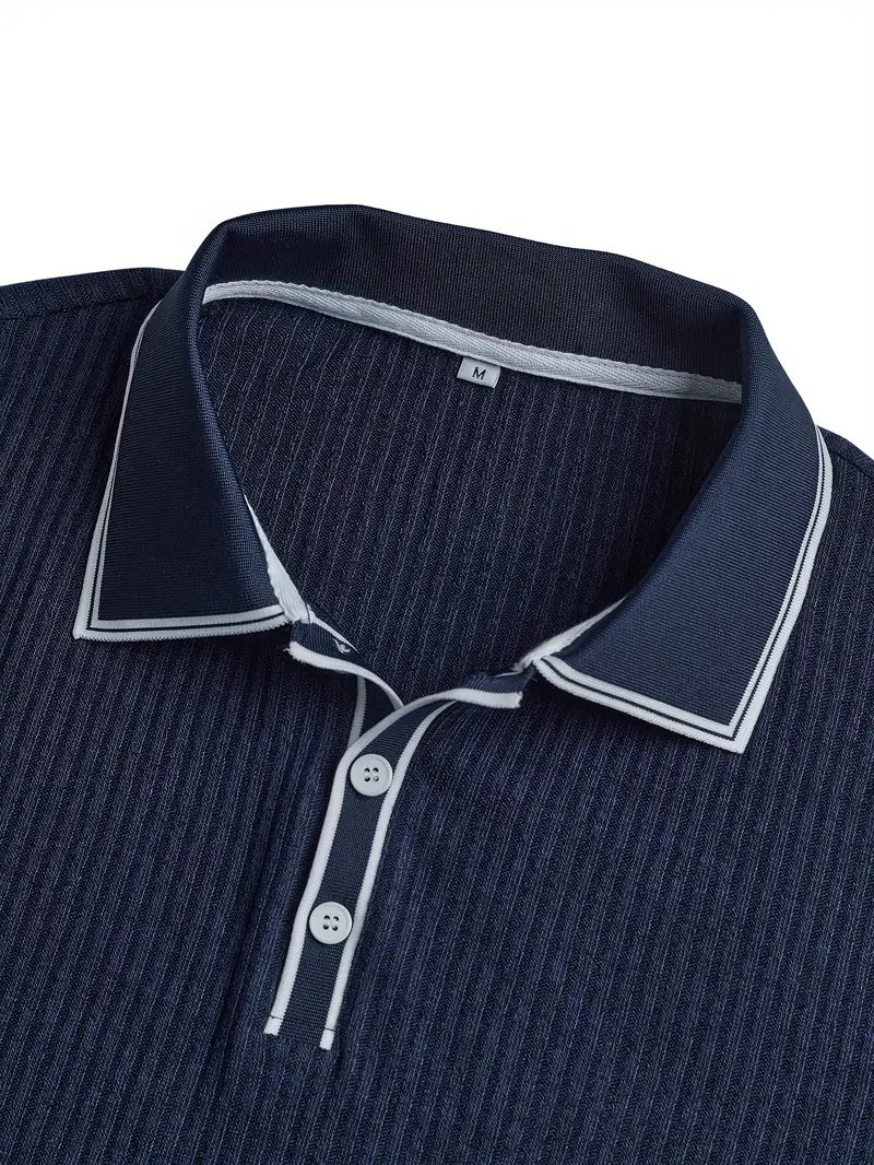 Emilio | Men's Tailored Custom Polo with Buttons
