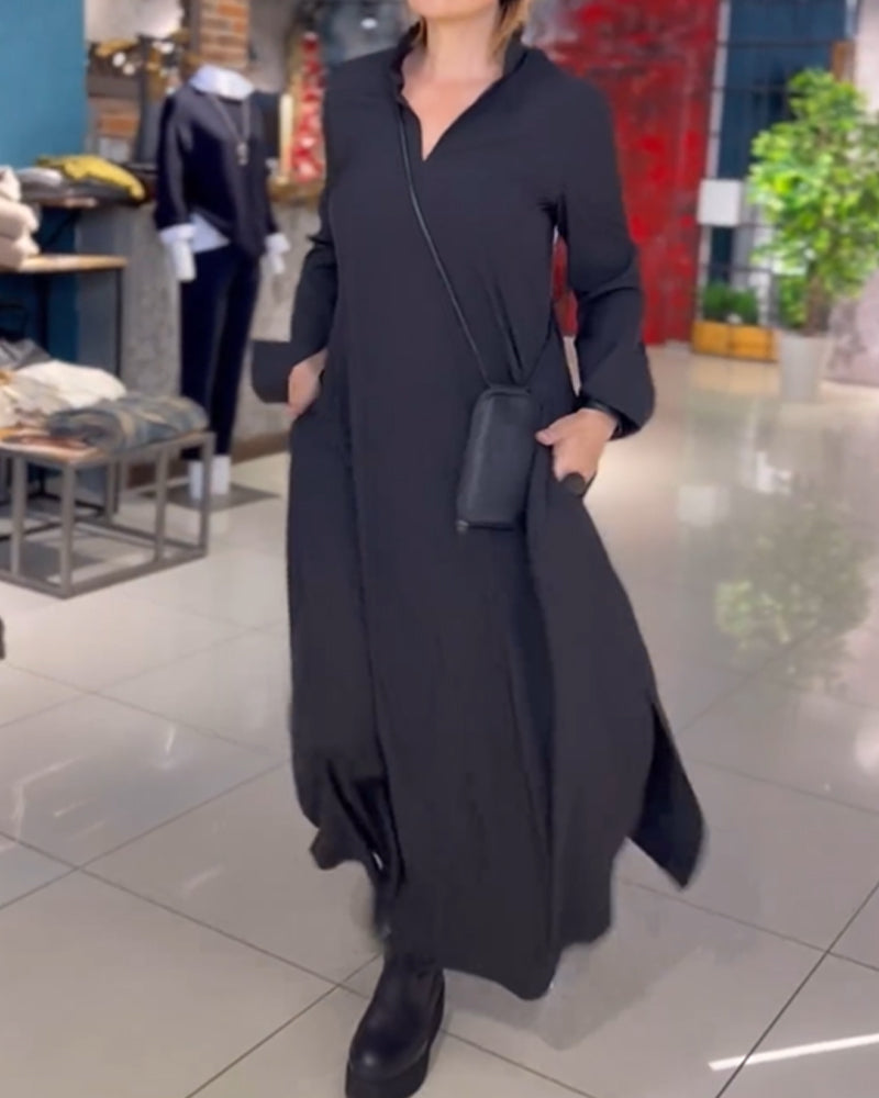 Evie | Women's Retro Vibe Loose Fit Maxi Dress