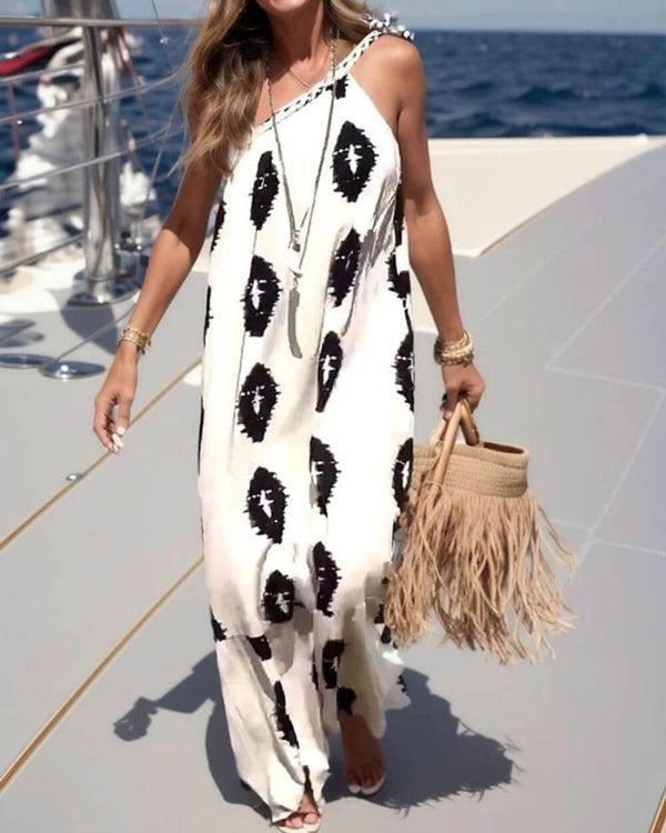 Sunshine™ - One Shoulder Loose Maxi Dress