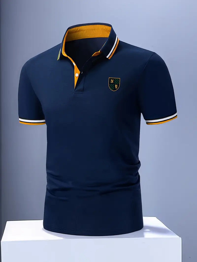 Elliot | Men's Short Sleeve Casual Polo Shirt