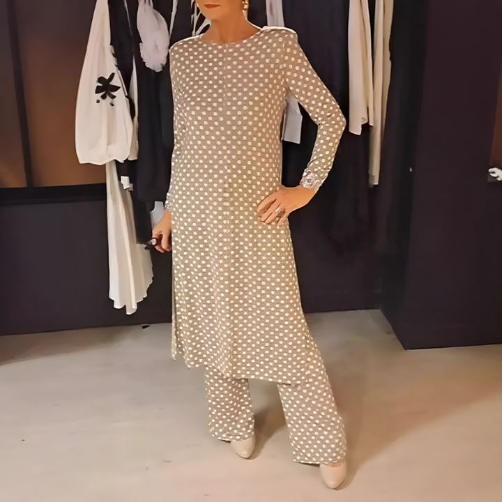 Marcella | Women's Relaxed Polka Dot Chic Set