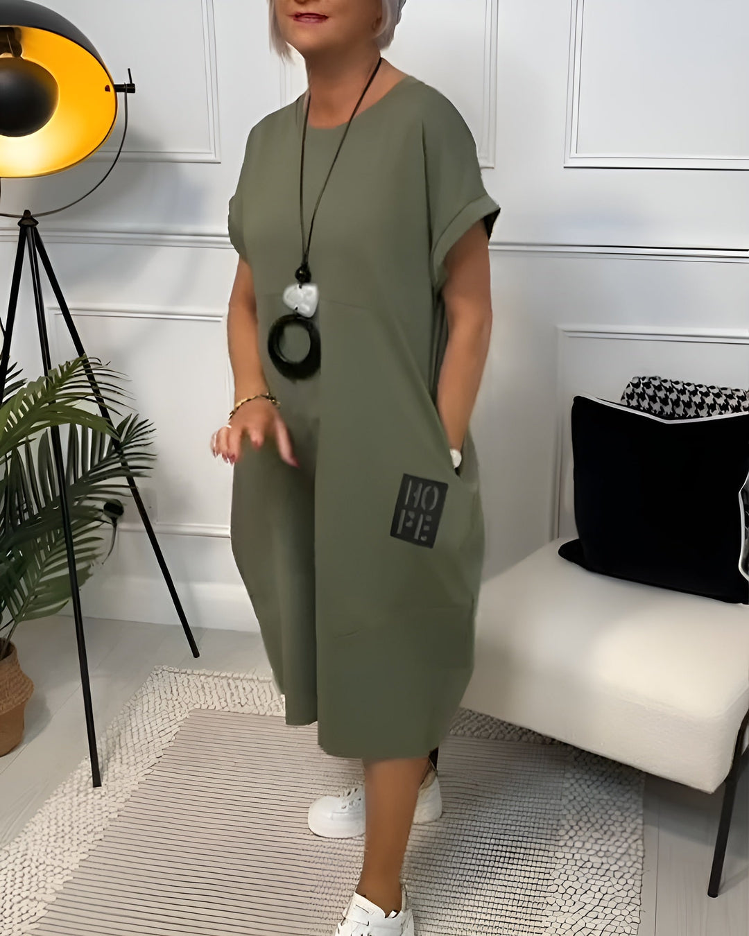Cleo | Women's Stylish Short Sleeved Dress