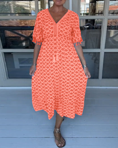 Tina™ - Printed Casual Dress